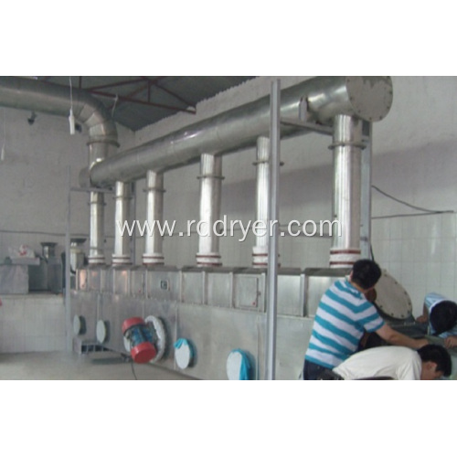 Compound fluidized bed dryer